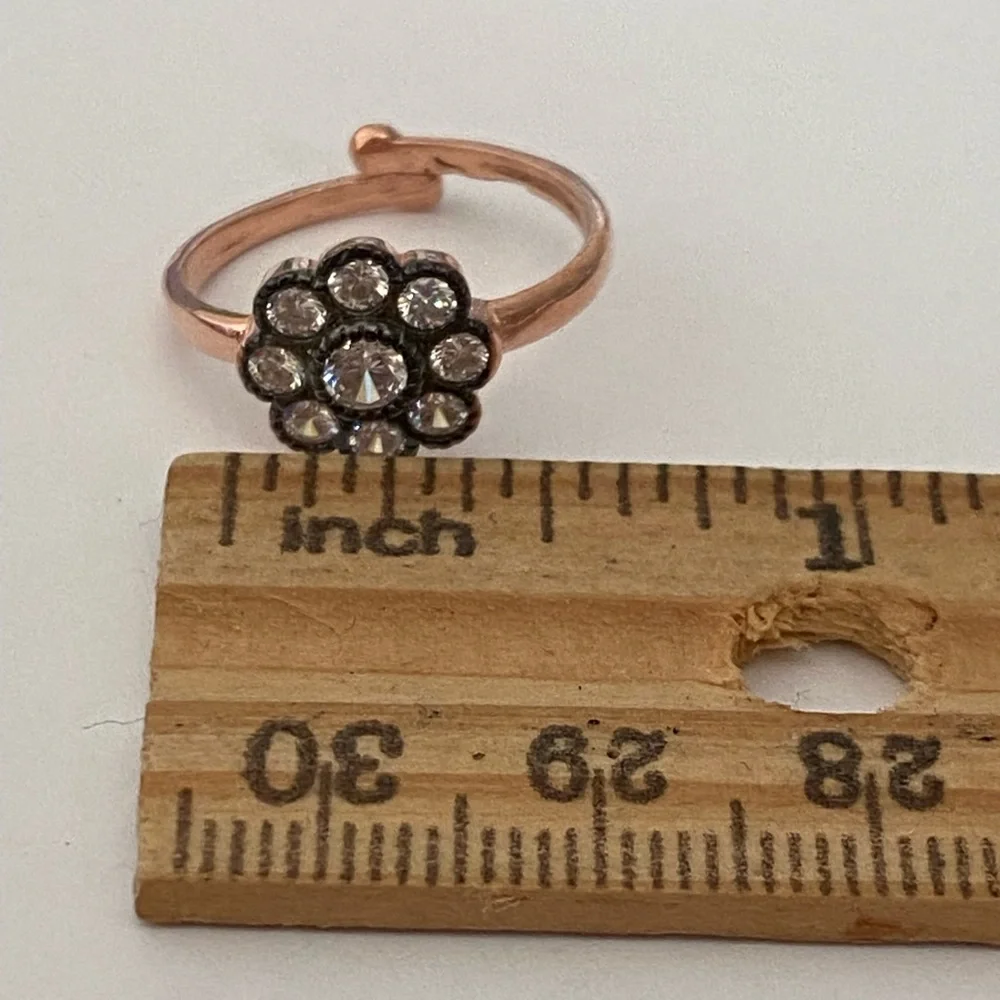 925 Silver ring cz stones